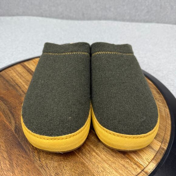 OluKai Hamani Hulu Slippers Men's 8 Slip On Wool Warm Comfort Shoes Mule - Picture 2 of 6